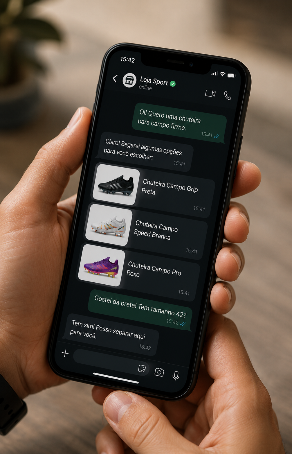 Atendimento digital conectado ao WhatsApp