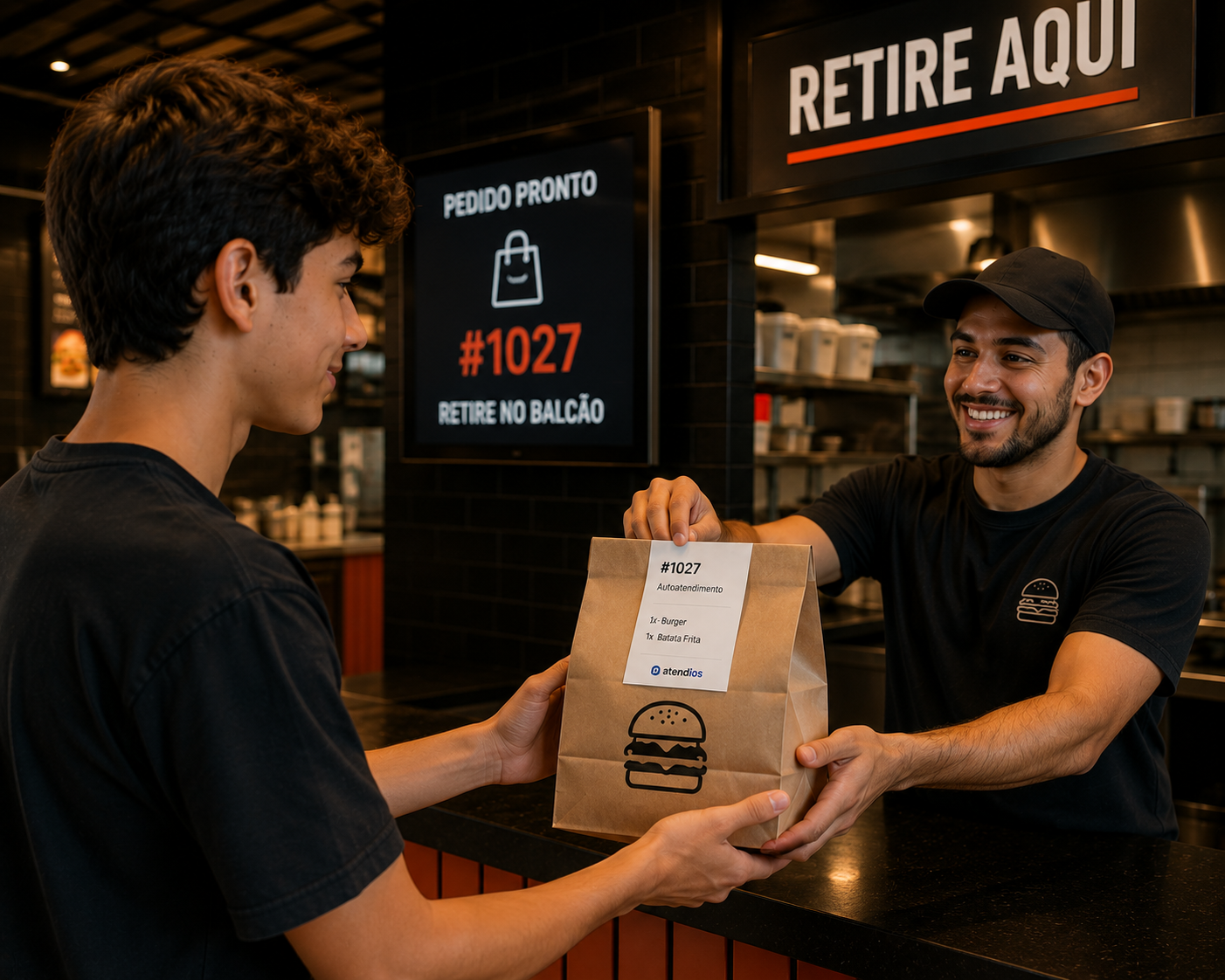 Fluxo de compra autônomo no ponto de venda